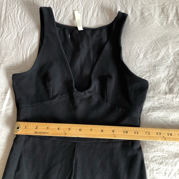 Aritzia Black Stretch v neck sexy onesie jumpsuit S - Picture 6 of 8